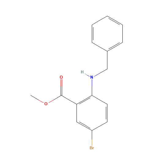 methyl 2-(benzylamino)-5-bromobenzoate (CAS: 1131587-77-3) - Related Chemical Product