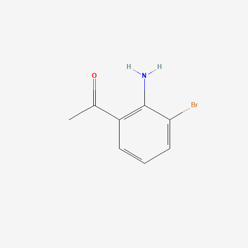 2-AMINO-3-BROMOBENZOPHENONE (CAS: 808760-02-3) - Chemical Structure and Molecular Formula 