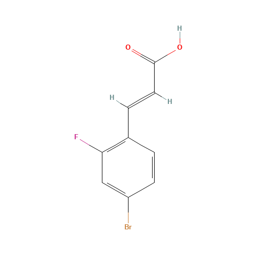 4-Bromo-2-fluorocinnamic acid (CAS: 149947-19-3) - Related Chemical Product