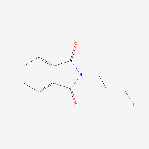 2-(3-Iodopropyl)-1H-isoindole-1,3(2H)-dione (CAS: 5457-29-4) - Chemical Structure and Molecular Formula 
