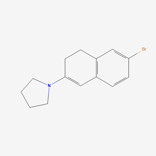 1-(6-bromo-3,4-dihydronaphthalen-2-yl)pyrrolidine (CAS: 113075-66-4) - Related Chemical Product