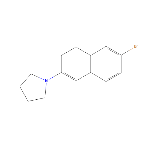 1-(6-bromo-3,4-dihydronaphthalen-2-yl)pyrrolidine (CAS: 113075-66-4) - Related Chemical Product