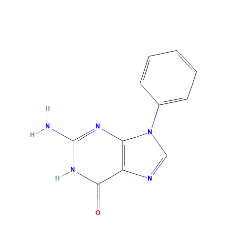 6H-Purin-6-one,2-amino-1,9-dihydro-9-phenyl- (CAS: 14443-33-5) - Related Chemical Product