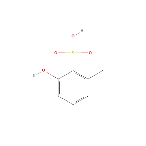 2-Hydroxy-6-methylbenzenesulfonic acid (CAS: 69103-65-7) - Chemical Structure and Molecular Formula 