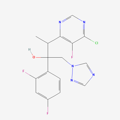 (trans)-6-Chloro-alpha-(2,4-difluorophenyl)-5-fluoro-beta-methyl-alpha-(1H-1,2,4-triazol-1-ylmethyl)-4-pyrimidineethanol (CAS: 137234-75-4) - Related Chemical Product