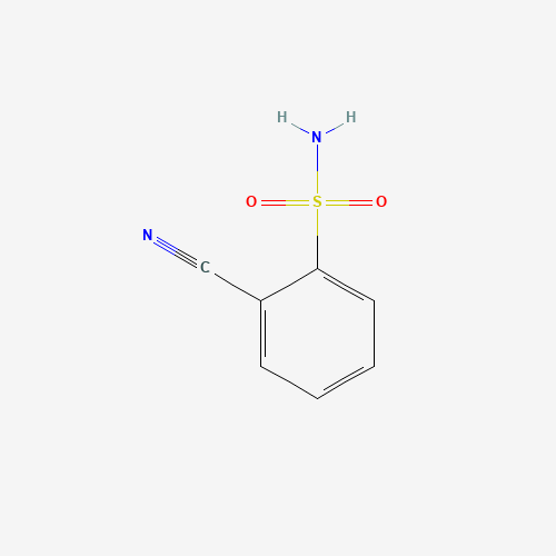 2-CYANOBENZENESULFONAMIDE (CAS: 73542-86-6) - Chemical Structure and Molecular Formula 