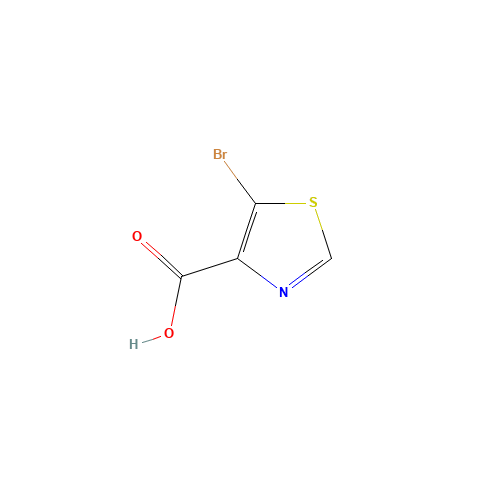 5-Bromothiazole-4-carboxylic acid (CAS: 103878-58-6) - Chemical Structure and Molecular Formula 