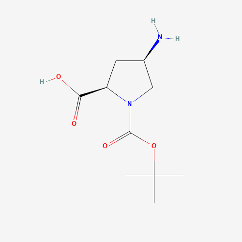 (2R,4R)-1-BOC-4-AMINO-PYRROLIDINE-2-CARBOXYLIC ACID (CAS: 132622-98-1) - Related Chemical Product