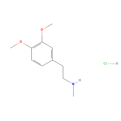 3,4-Dimethoxy-N-methylphenethylamine hydrochloride (CAS: 13078-76-7) - Related Chemical Product
