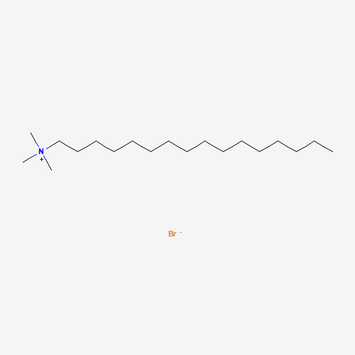 Hexadecyl trimethyl ammonium bromide (CAS: 57-09-0) - Chemical Structure and Molecular Formula 