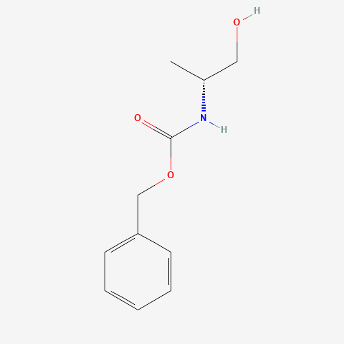 N-BENZYLOXYCARBONYL-D-ALANINOL (CAS: 61425-27-2) - Chemical Structure and Molecular Formula 