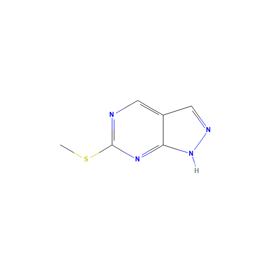 6-(Methylthio)-1H-pyrazolo[3,4]pyrimidine (CAS: 55084-74-7) - Related Chemical Product