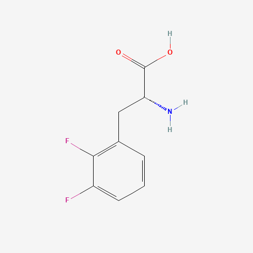 2,3-Difluoro-D-phenylalanine (CAS: 266360-59-2) - Chemical Structure and Molecular Formula 