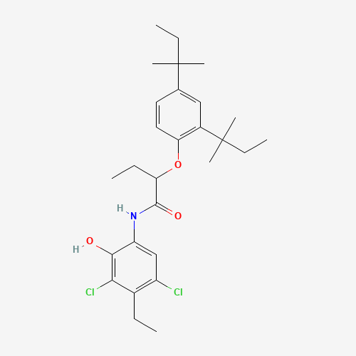 2-(2,4-Bis(tert-pentyl)phenoxy)-N-(3,5-dichloro-4-ethyl-2-hydroxyphenyl)butyramide (CAS: 93951-12-3) - Related Chemical Product