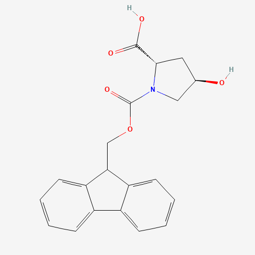 Fmoc-L-hydroxyproline (CAS: 88050-17-3) - Chemical Structure and Molecular Formula 