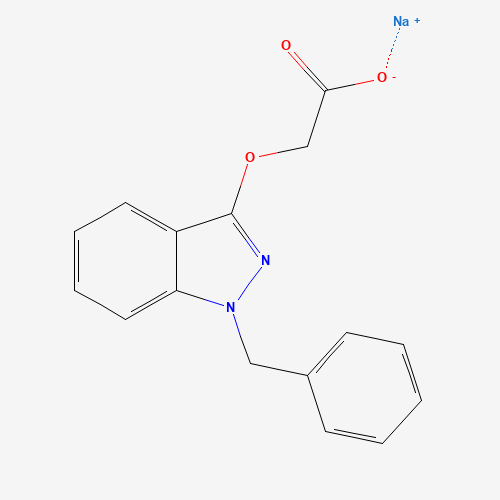 Bendazac sodium salt (CAS: 23255-99-4) - Chemical Structure and Molecular Formula 