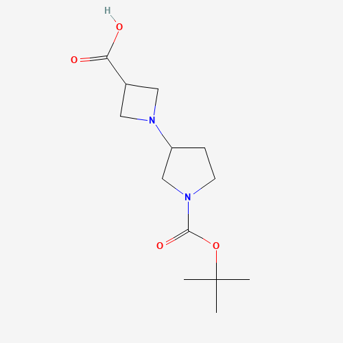 3-(3-CARBOXY-AZETIDIN-1-YL)-PYRROLIDINE-1-CARBOXYLIC ACID TERT-BUTYL ESTER (CAS: 889953-47-3) - Related Chemical Product