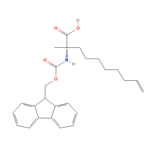 (S)-N-Fmoc-2-(7'-octenyl) alanine (CAS: 288617-75-4) - Related Chemical Product