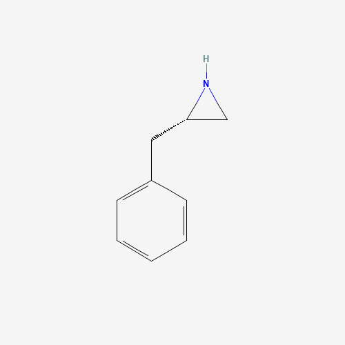 (S)-2-BENZYL-AZIRIDINE (CAS: 73058-30-7) - Chemical Structure and Molecular Formula 