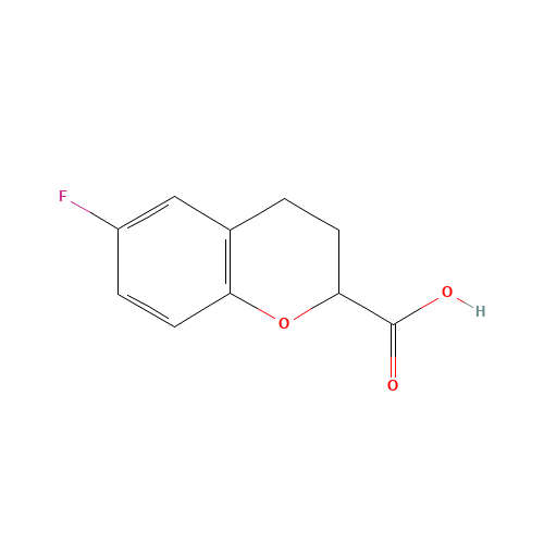 6-Fluoro-3,4-dihydro-2H-1-benzopyran-2-carboxylic acid (CAS: 129050-20-0) - Related Chemical Product