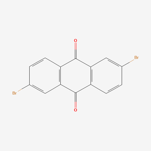 2,6-Dibromoanthraquinone (CAS: 633-70-5) - Chemical Structure and Molecular Formula 