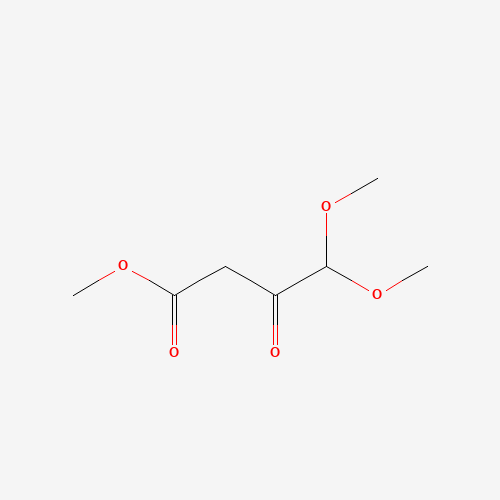 Methyl 4,4-dimethoxyacetylacetate (CAS: 60705-25-1) - Chemical Structure and Molecular Formula 