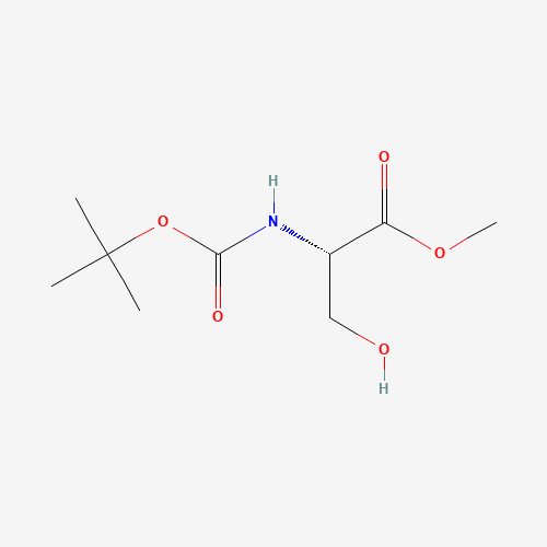 Boc-L-serine methyl ester (CAS: 2766-43-0) - Chemical Structure and Molecular Formula 