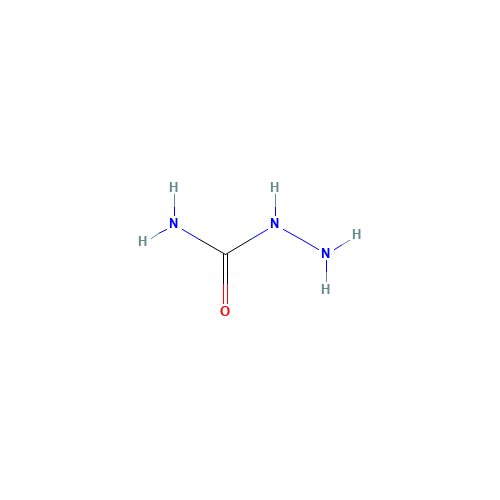 Semicarbazide (CAS: 57-56-7) - Chemical Structure and Molecular Formula 