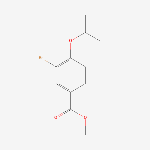 METHYL 3-BROMO-4-ISOPROPOXYBENZOATE (CAS: 213598-10-8) - Chemical Structure and Molecular Formula 