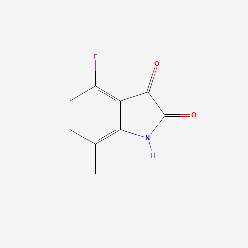 4-Fluoro-7-Methyl Isatin (CAS: 668-24-6) - Chemical Structure and Molecular Formula 