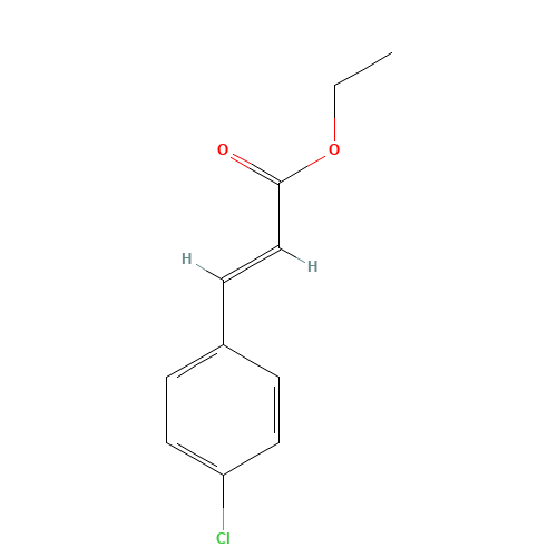 Ethyl 4-chlorocinnamate (CAS: 24393-52-0) - Chemical Structure and Molecular Formula 