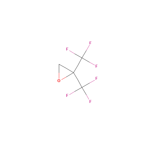 2,2-BIS(TRIFLUOROMETHYL)OXIRANE (CAS: 31898-68-7) - Chemical Structure and Molecular Formula 
