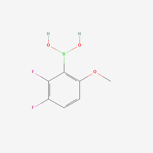 2,3-Difluoro-6-methoxyphenylboronic acid (CAS: 957061-21-1) - Chemical Structure and Molecular Formula 
