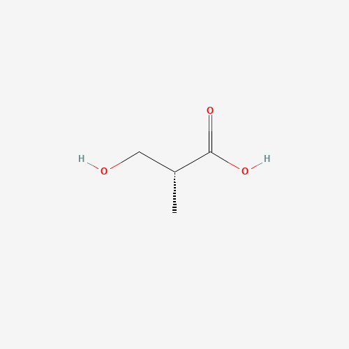 (R)-2-Hydroxymethylpropanoic acid (CAS: 1910-47-0) - Chemical Structure and Molecular Formula 