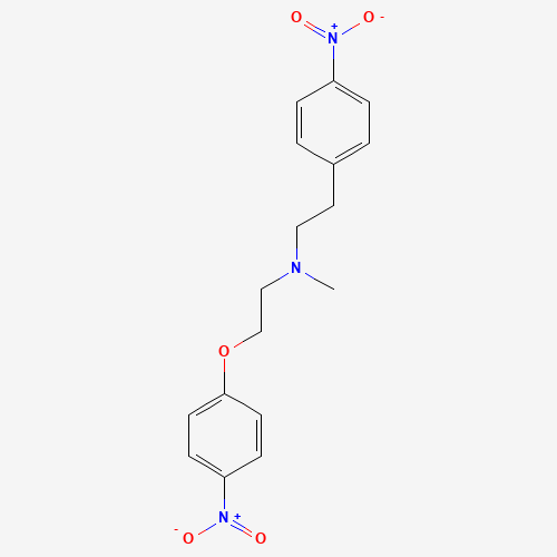 N-Methyl-N-(2-(4-nitrophenoxy)ethyl)-2-(4-nitrophenyl)ethanamine (CAS: 115287-37-1) - Related Chemical Product