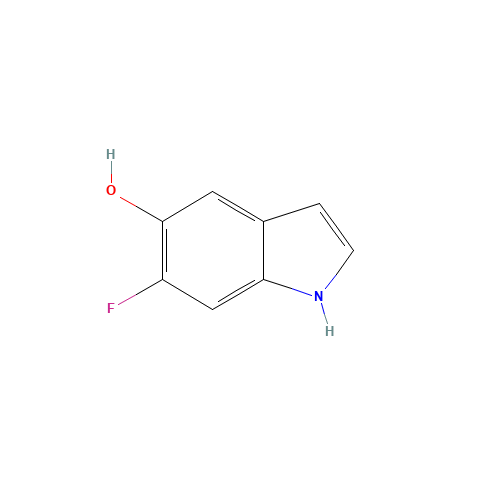 1H-Indol-5-ol,6-fluoro-(9CI) (CAS: 288386-15-2) - Related Chemical Product