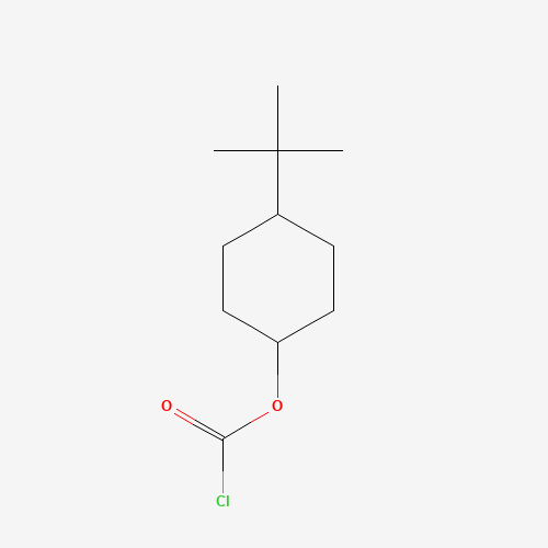 4-tert-Butylcyclohexyl chloroformate (CAS: 42125-46-2) - Chemical Structure and Molecular Formula 