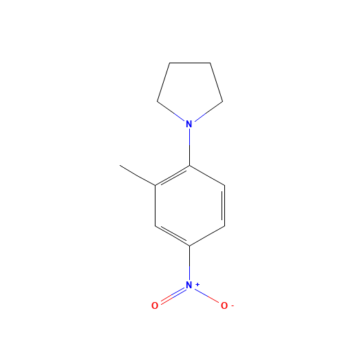 1-(2-Methyl-4-nitrophenyl)pyrrolidine (CAS: 67828-58-4) - Related Chemical Product