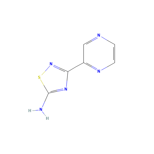 3-(pyrazin-2-yl)-1,2,4-thiadiazol-5-amine (CAS: 138588-23-5) - Related Chemical Product