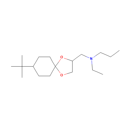 SPIROXAMINE (CAS: 118134-30-8) - Chemical Structure and Molecular Formula 