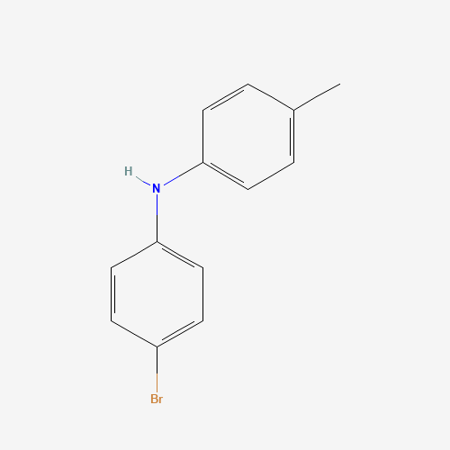 (4-Bromophenyl)-p-tolylamine (CAS: 858516-23-1) - Chemical Structure and Molecular Formula 