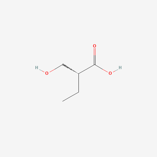 (R)-2-Hydroxymethylbutanoic acid (CAS: 72604-79-6) - Chemical Structure and Molecular Formula 
