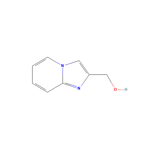IMIDAZO[1,2-A]PYRIDIN-2-YLMETHANOL (CAS: 82090-52-6) - Chemical Structure and Molecular Formula 