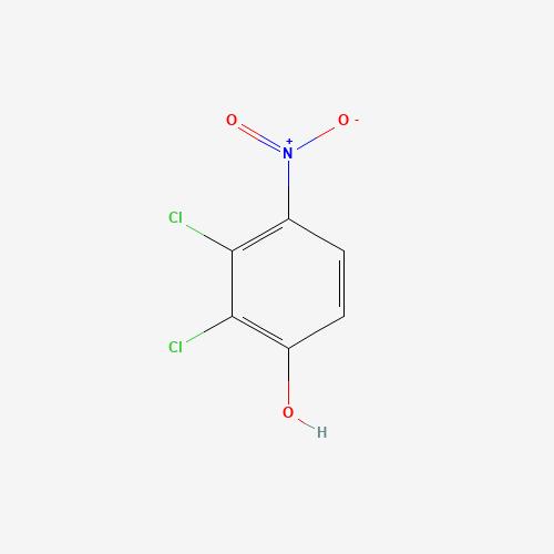 2,3-dichloro-4-nitrophenol (CAS: 59384-57-5) - Chemical Structure and Molecular Formula 