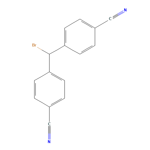 4,4'-(1-BROMOMETHYL) BIS-BENZONITRILE (CAS: 69545-39-7) - Related Chemical Product