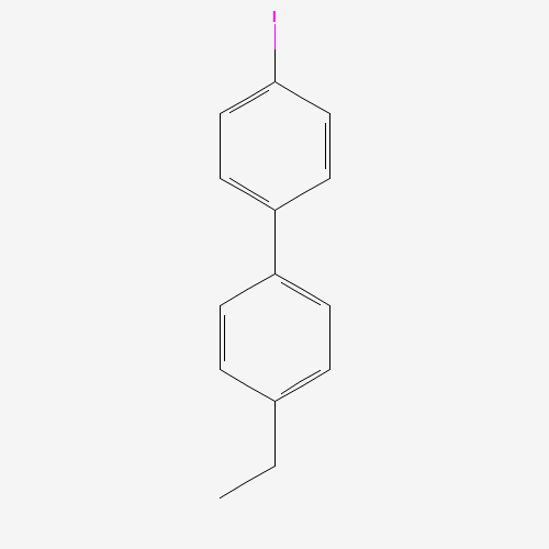 4-ETHYL-4'-IODOBIPHENYL (CAS: 17078-76-1) - Chemical Structure and Molecular Formula 