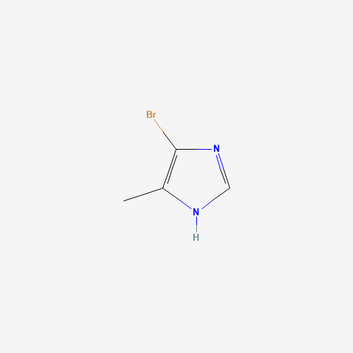 4-Methyl-5-bromoimidazole (CAS: 15813-08-8) - Chemical Structure and Molecular Formula 