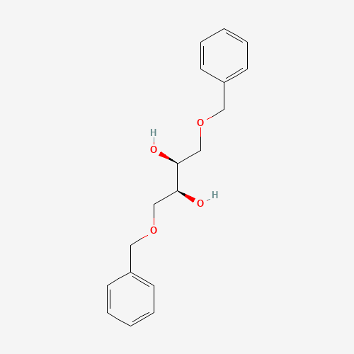 (-)-1,4-DI-O-BENZYL-L-THREITOL (CAS: 17401-06-8) - Chemical Structure and Molecular Formula 