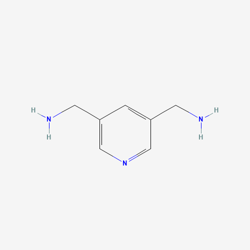 3,5-Bis(aminomethyl)pyridine (CAS: 94413-66-8) - Chemical Structure and Molecular Formula 
