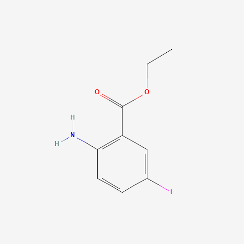 Ethyl 2-amino-5-iodobenzoate (CAS: 268568-11-2) - Chemical Structure and Molecular Formula 